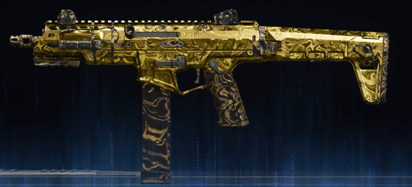 Rendu du camouflage Damas doré sur Ryden 45K